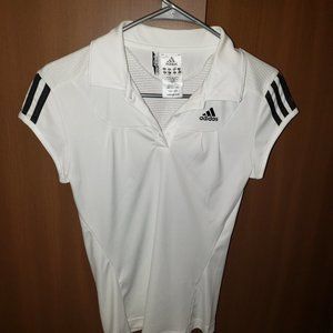 Womens Adidas Clima365 Three Stripe Polo, Size Small